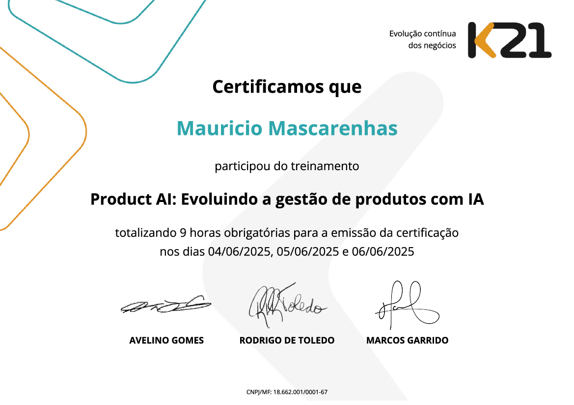 Certificado K21